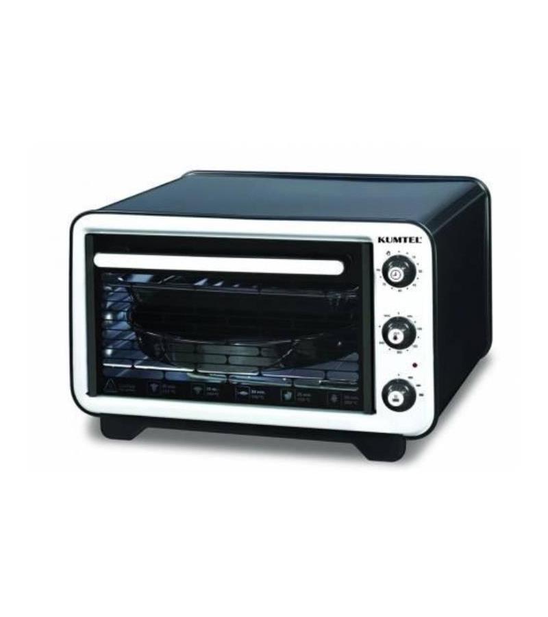 ელექტრო ღუმელი  KF-3125  შავი, თეთრი პანელით   მწარ.  KUMTEL 