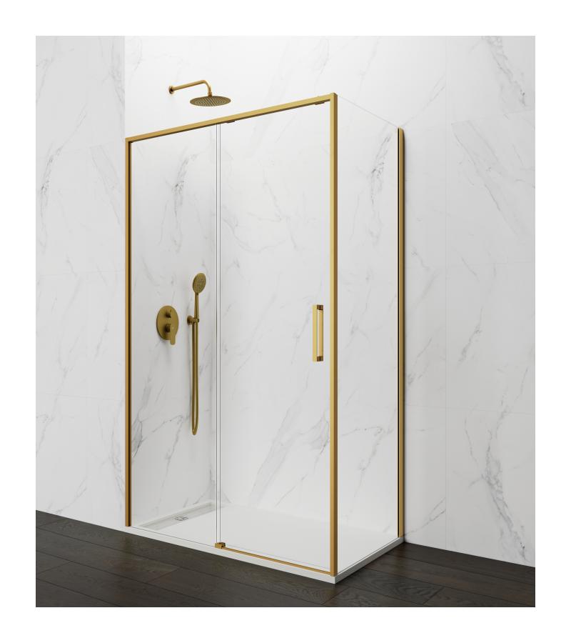 საშხაპე მინის კომპ. TWENTY  ზომა:120*80სმ.  ოქროსფერი  TWAF12080OR (2000/2044/2050)  მწარ, GME