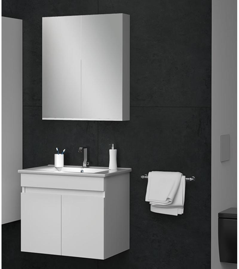 Мебель для ванной комнаты нижний шкаф 85 см DEFNE 85 Белый