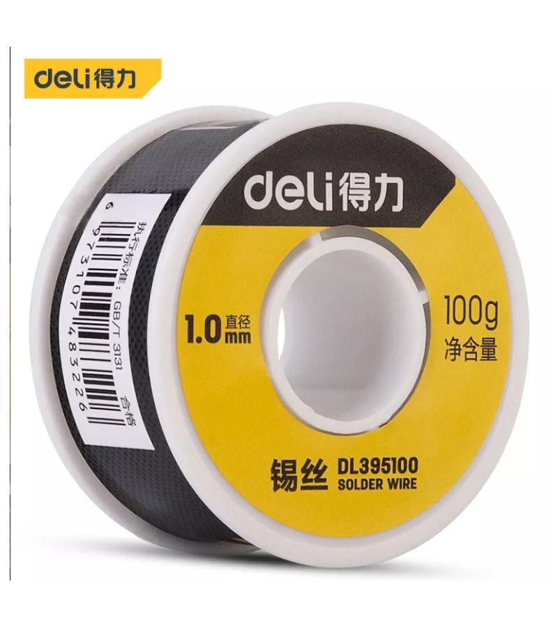 სარჩილავის მასალა  1,0მმ  100გ  DL395100   white   მწარ.  deli 