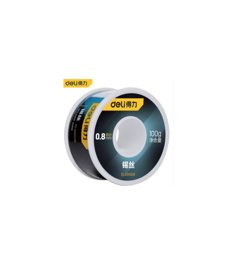 სარჩილავის მასალა  0.8მმ  100გ  DL395108   black   მწარ.  deli 
