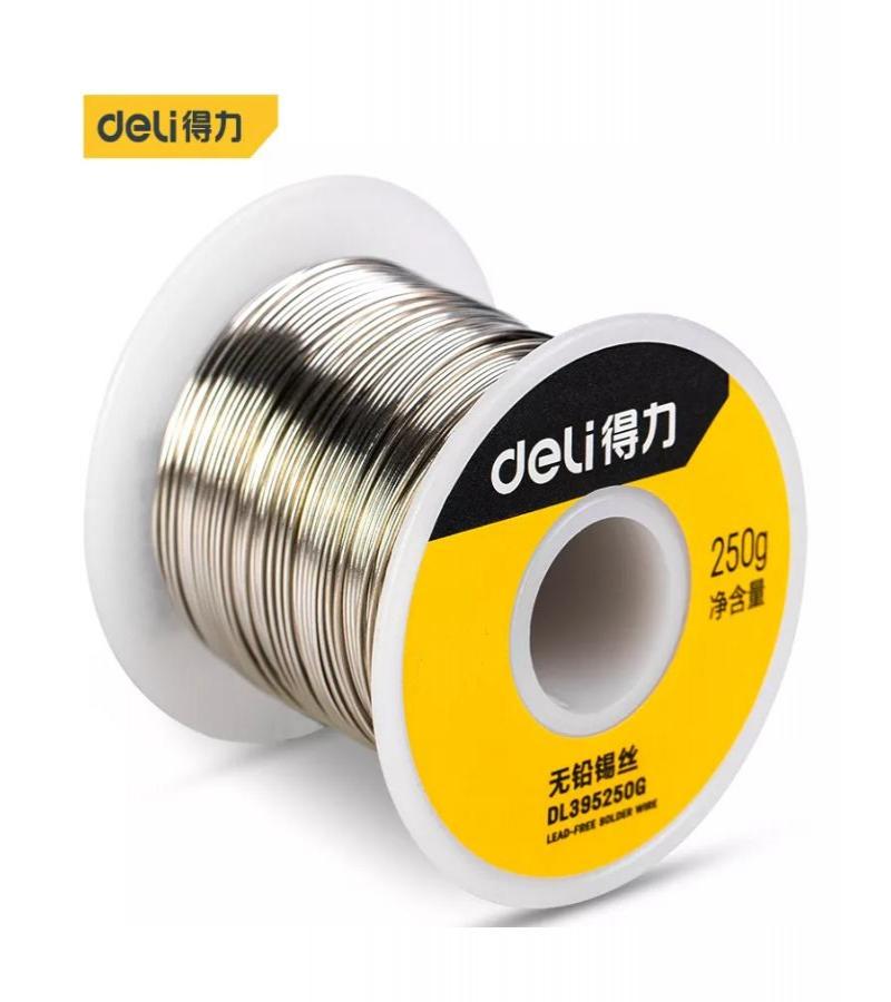 სარჩილავის მასალა  1.0მმ  250გ  DL395250   white   მწარ.  deli 