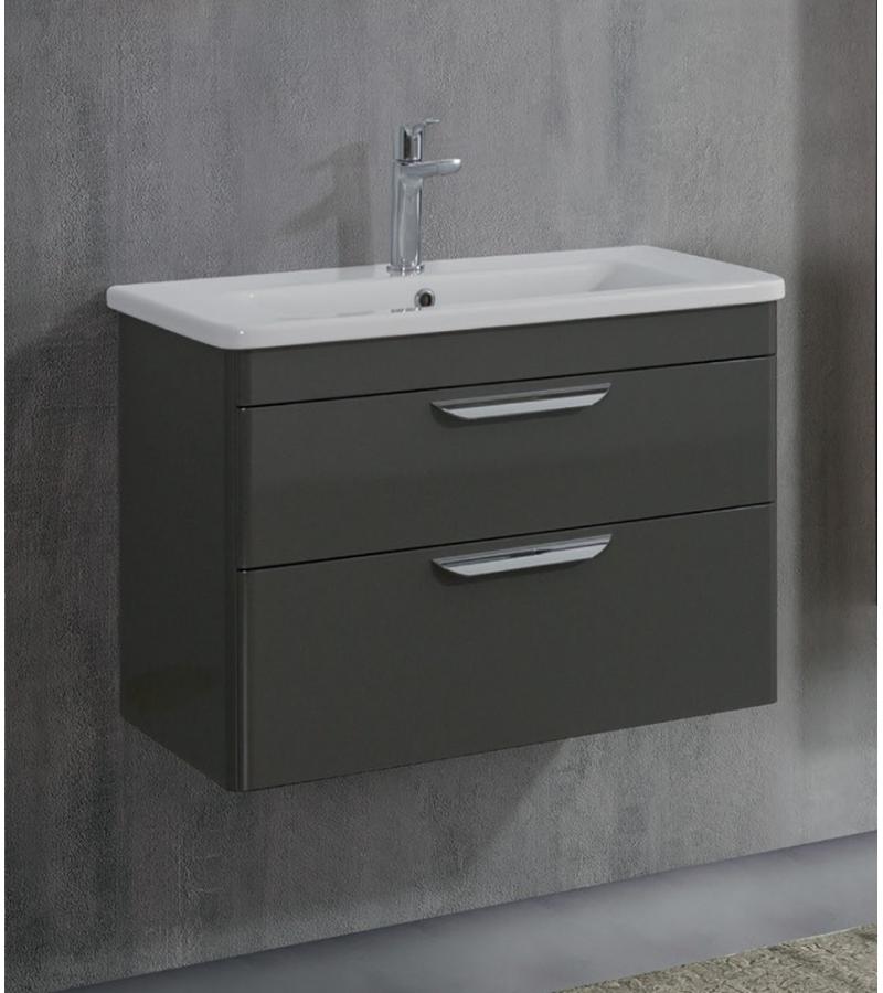 სააბაზანო ავეჯი , ხელსაბანით  80 სმ   EFES   ფერი. SMOKED   #EFS0800.BS