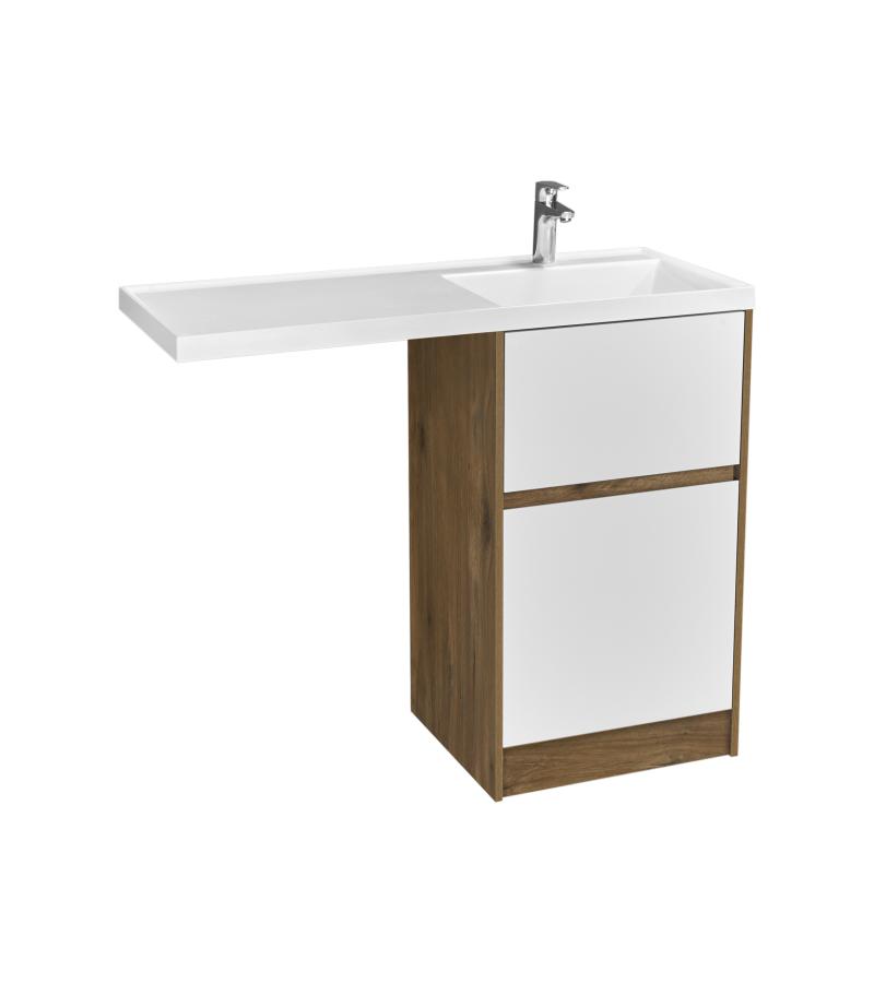 კარადა ხელსაბანის  Лондри 600  Дуб Рустик  ფასადის გარეშე  მწარ.  AQUATON 