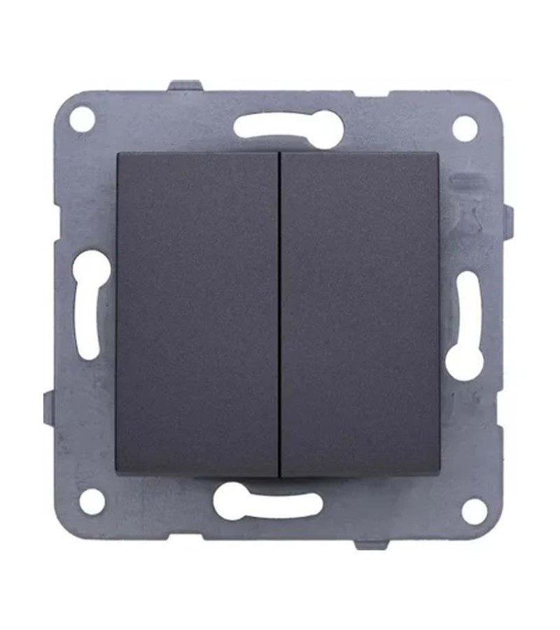 გადამრთველის  მექანიზმი 2-ნი  KARRE PLUS FUME   WKTT00092DG-EU1  Panasonic