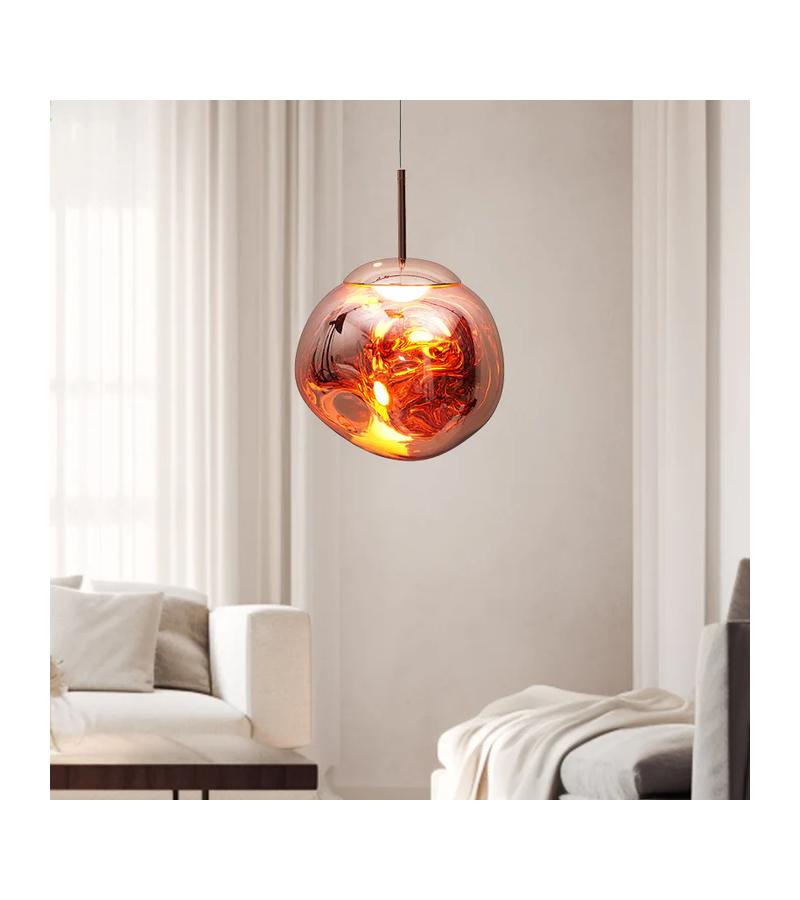 ჭაღი  GZMK-D180501/1   ROZE GOLD  (D270/ E27/220V/60W)