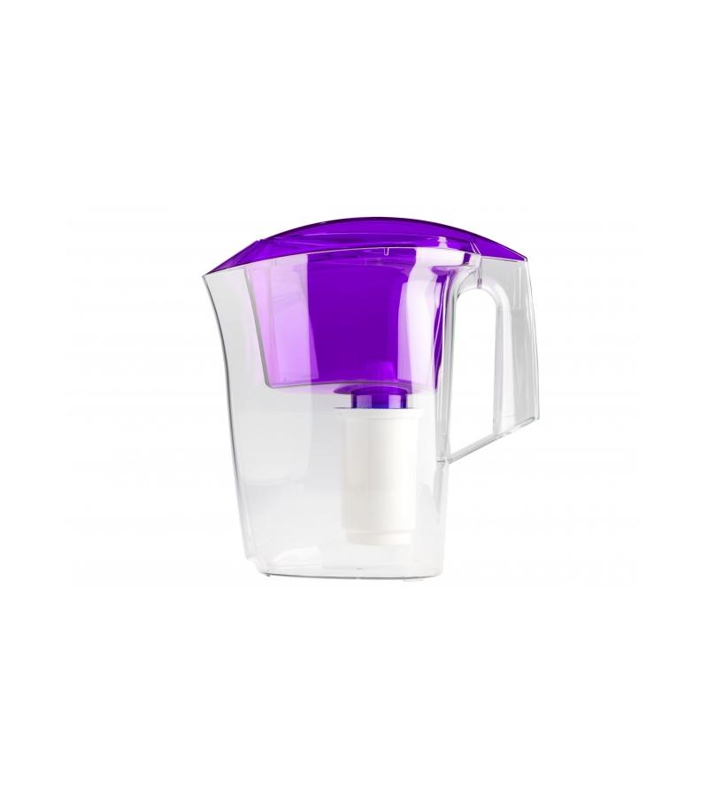 Water filter jug ​​DELFIN 3 L purple transparent #62035 bitter. AKVATORIA