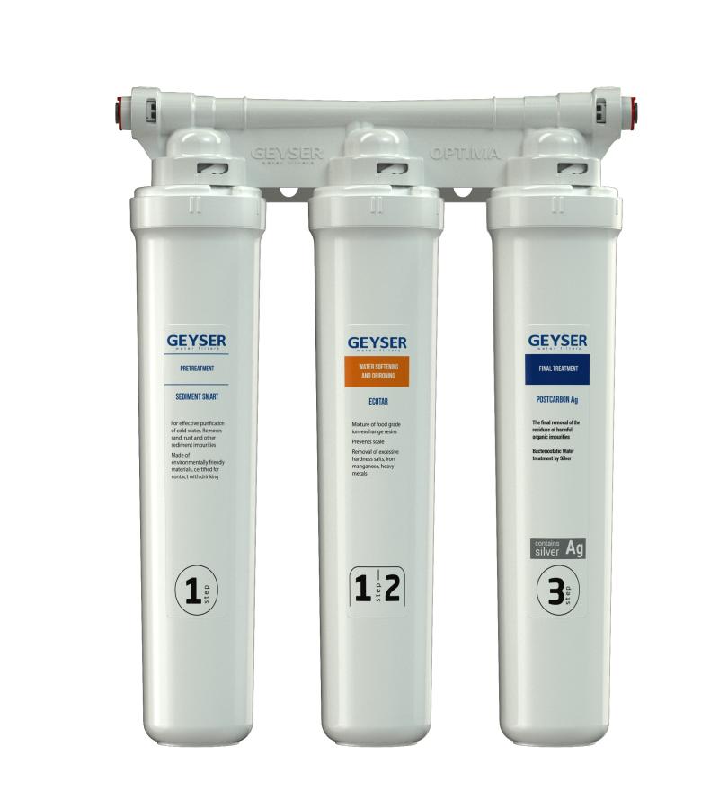 Filter stationary (hard drinking water) Geyser Optima #11069 bitter. AQUATORIA