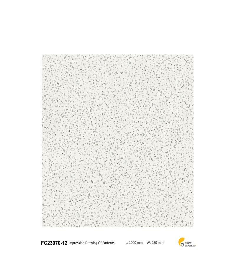 ვინილის იატაკის საფარი  #23070-12  მწვანე ღრუბელით  304,8*914,4