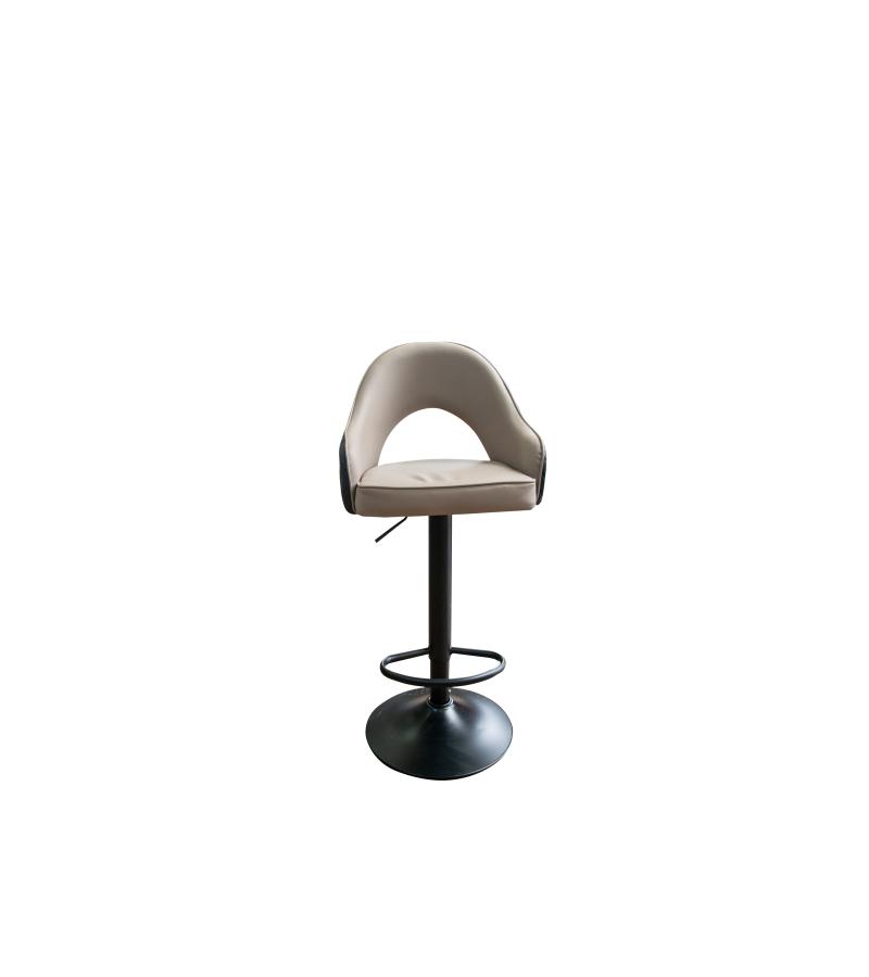 Bar stool #FSHR-9016-4 Color: beige + black ( 5617 + 5601 )