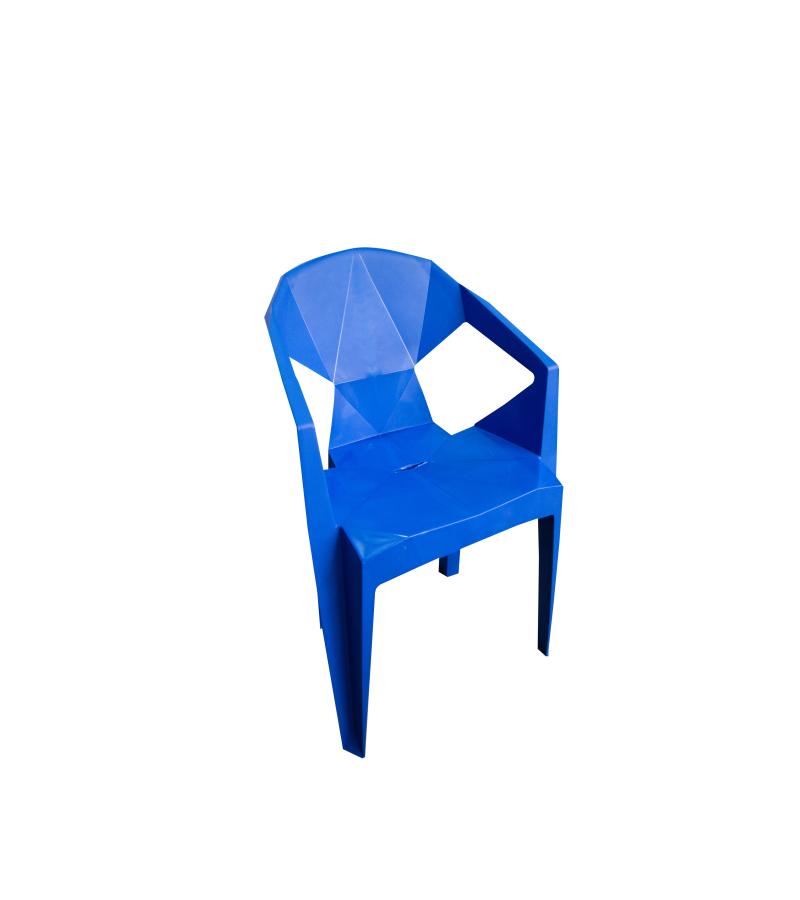 სკამი  პლასტმასის  FSSH-Y-4  ლურჯი