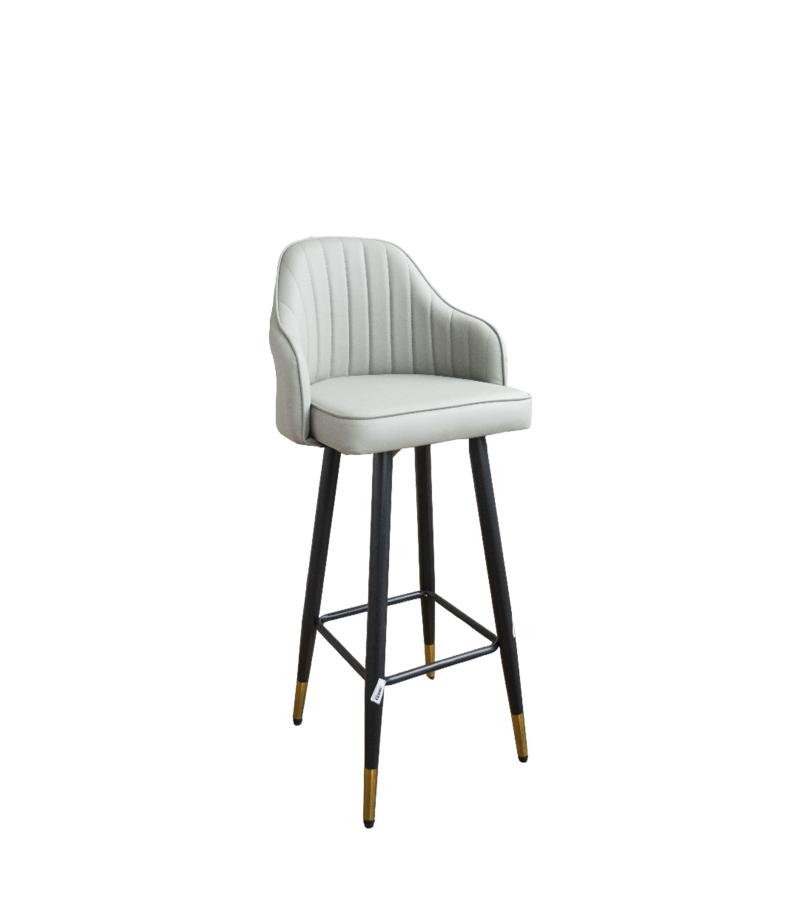 ბარის სკამი  #FSQP-2301-1  ფერი:  GREY