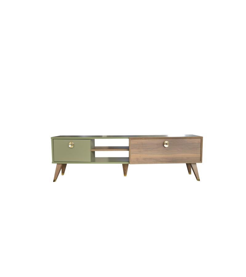 TV stand HERON color. WALNUT-SARDUNIA Bitter. DECORISTER