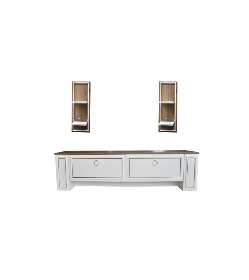 TV stand SANSA color. WALNUT Bitter. DECORISTER