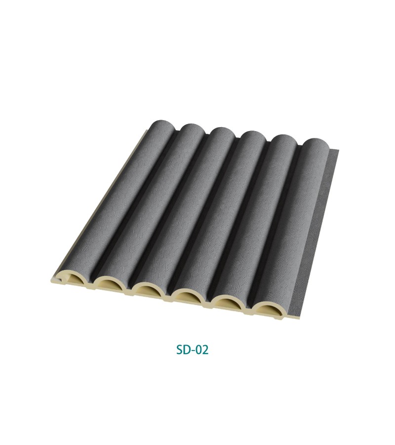 დეკორატიული პანელი  150 SEMI CIRCLE  PVC 15*150*2900  SD-02