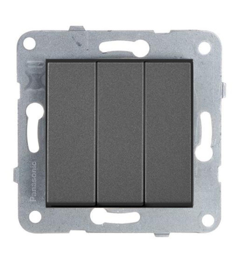 გადამრთველის  მექანიზმი 3-ნი  KARRE PLUS FUME   WKTT00152DG-EU1  Panasonic