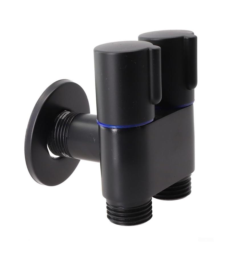 ვინტილი  2ნი  1/2*1/2  შავი  VT-7025BK   მწარ. LEOMIX