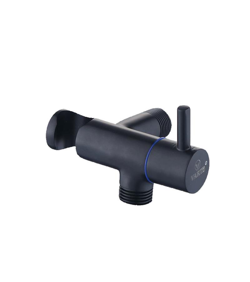 ვინტილი  შავი ჰიგიენური დუშის სამაგრით  VT-7023BK   მწარ. VARTE