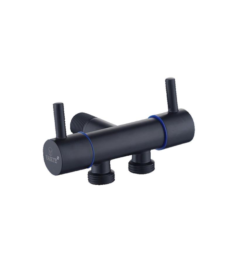 ვინტილი  2ნი  1/2*1/2  შავი  ჰიგიენური დუშის  VT-8021BK    მწარ. VARTE