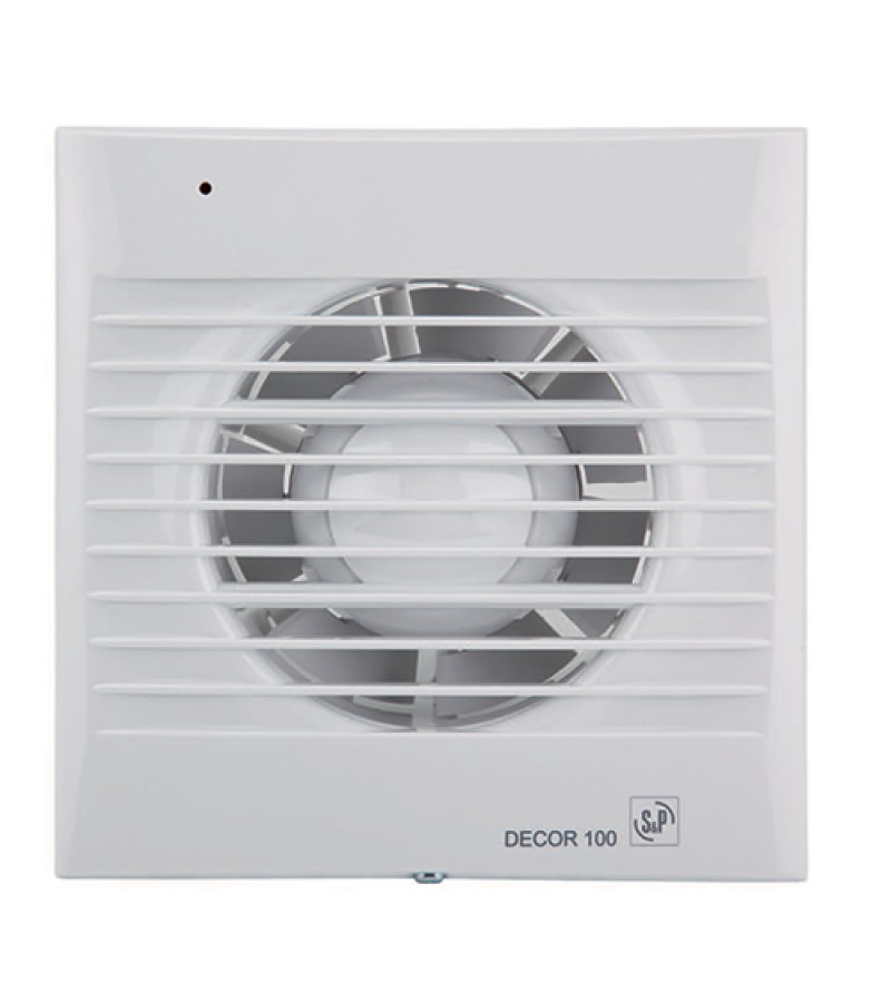 აბაზანის გამწოვი  DECOR-100  თეთრი  #5210001300  (230V 50HZ)   მწარ. S&P