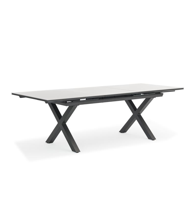 Table with ceramic surface #82348381 ( 180(240) x 100 x77 ) Color: White