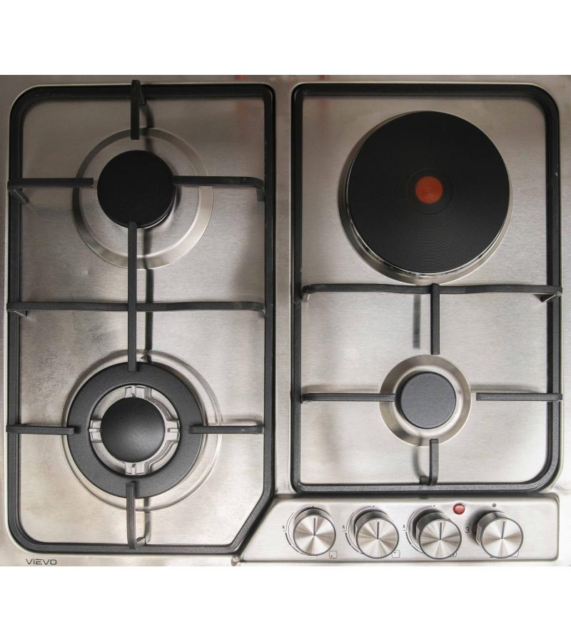 Cooker top 3+1 E60-D4007S SS nickel bitter.VIEVO