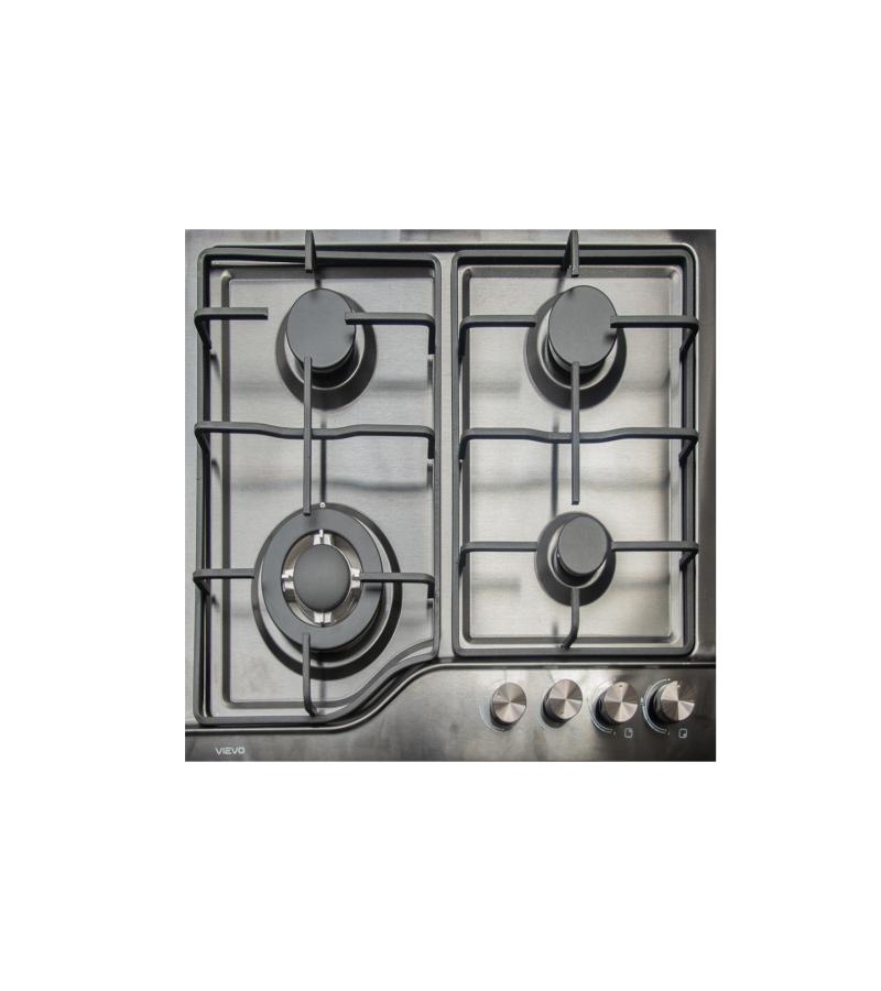 Cooker top 4 E60-4017S Black SS black bitter. VIEVO