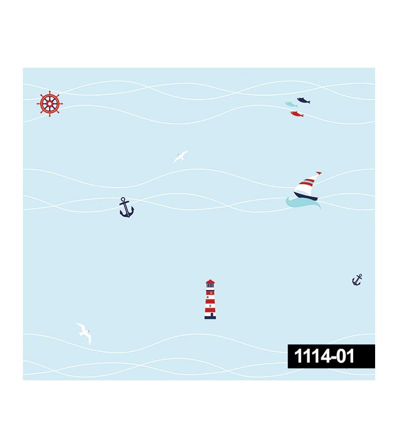 შპალერი ვინილის ფლიზელინის ფუძეზე  # 1114-01  DECOKIDS  1.06*10.20 მტ.  მწარ. ISIK-SA