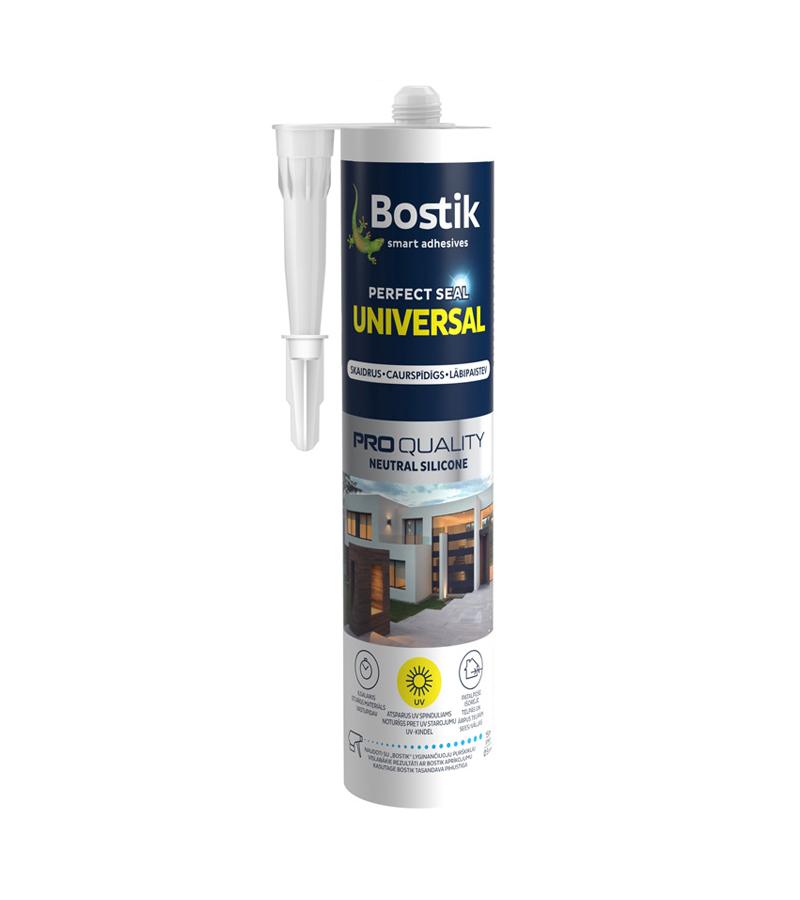 სილიკონი უნივერსალი UNIVERSAL SILICONE თეთრი 300 გრ  BOSTIK