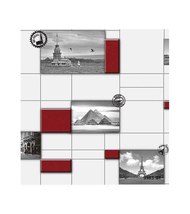 Обои на основе винилового флизелина № 9903-01 LUCCA 1,06*10,20 м. горький ИСИК-СА