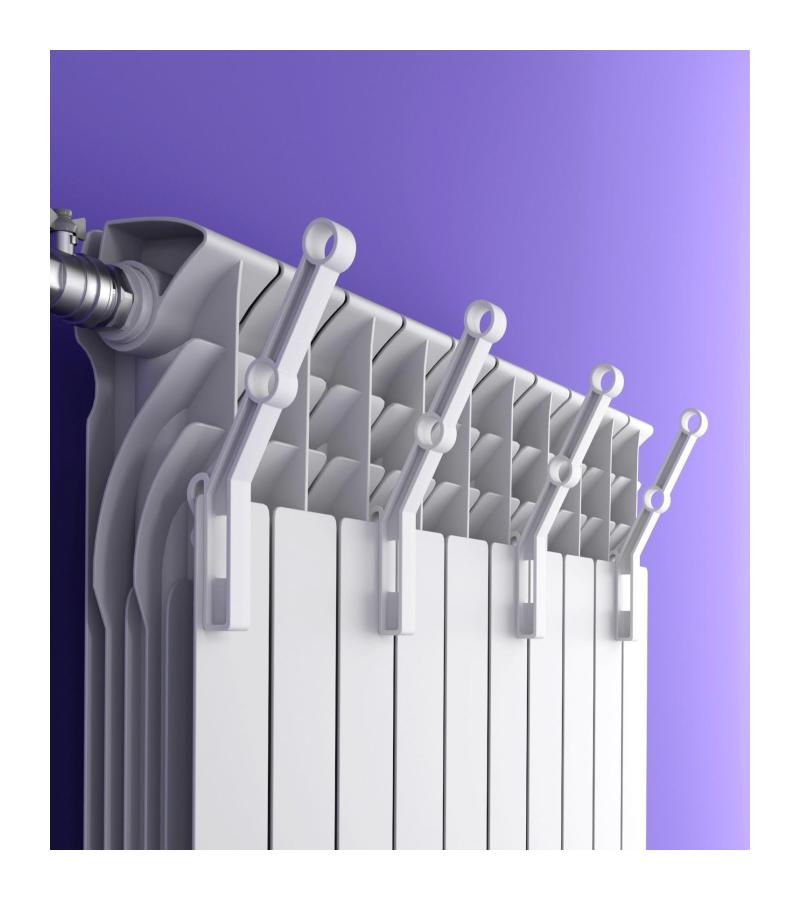 საშრობი რადიატორზე დასამაგრებელი  (კომპ. 4ც.)  Bello-Deco