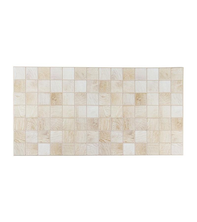 დეკორატიული პანელი  PVC  Дерево брус беленый  957 х 482მმ    მწარ. GRACE