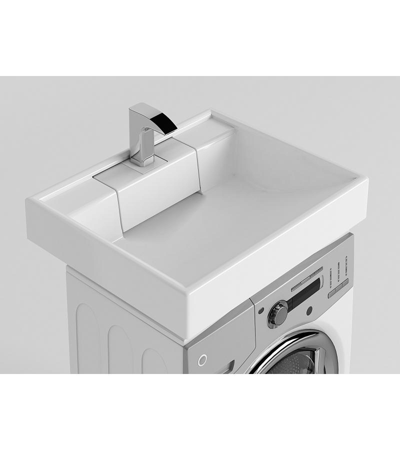 ხელსაბანი  Рейн 600 белая   მწარ.  AQUATON 