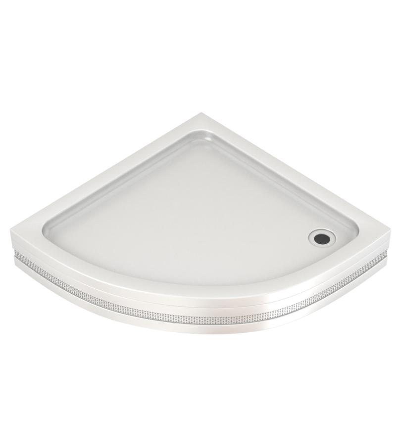 пластиковый поддон для душа овальный ORBIT OVAL SHOWER 80*80*16,5 Горький: SANICA