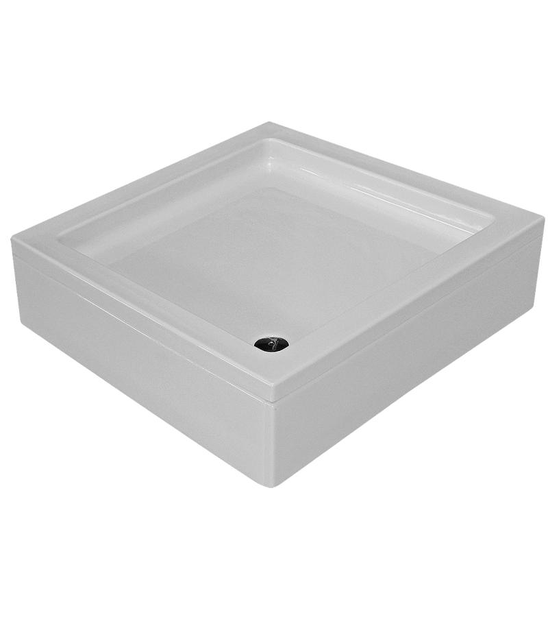 пластик Квадратный душевой поддон ORBIT SQUARE SHOWER 90*90*15,5: SANICA