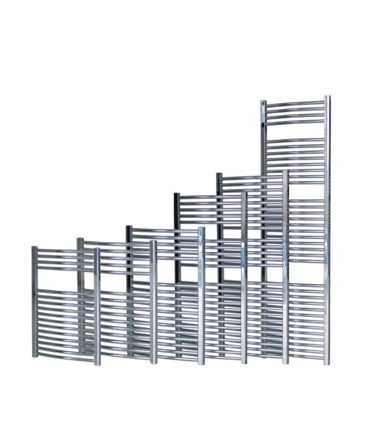 Сушилка центрального отопления 400*700 никель горький. САНИКА