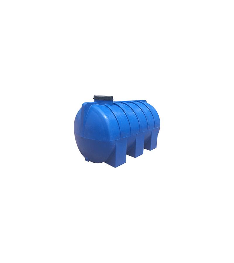 Tank double layer 500 lt. HORIZONTAL ROUND BLUE DAR CAPITAL