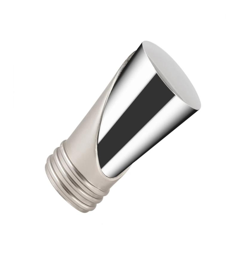 დაბოლოება საფარდე კარნიზის D25 Вега Сатин/Хром