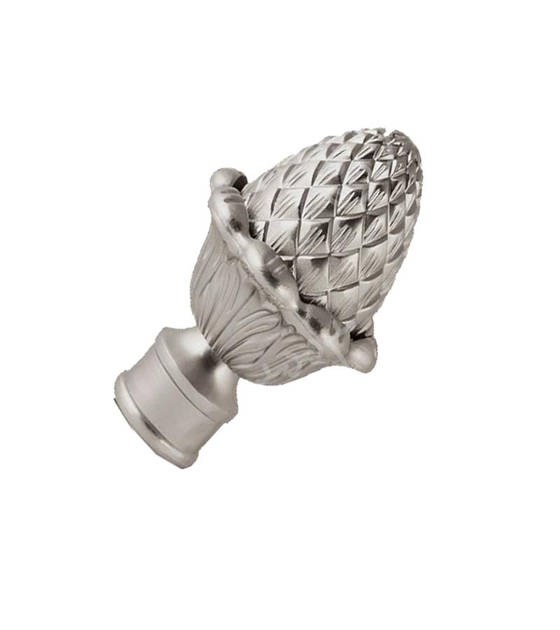 დაბოლოება საფარდე კარნიზის D25 Магнолия Сатин