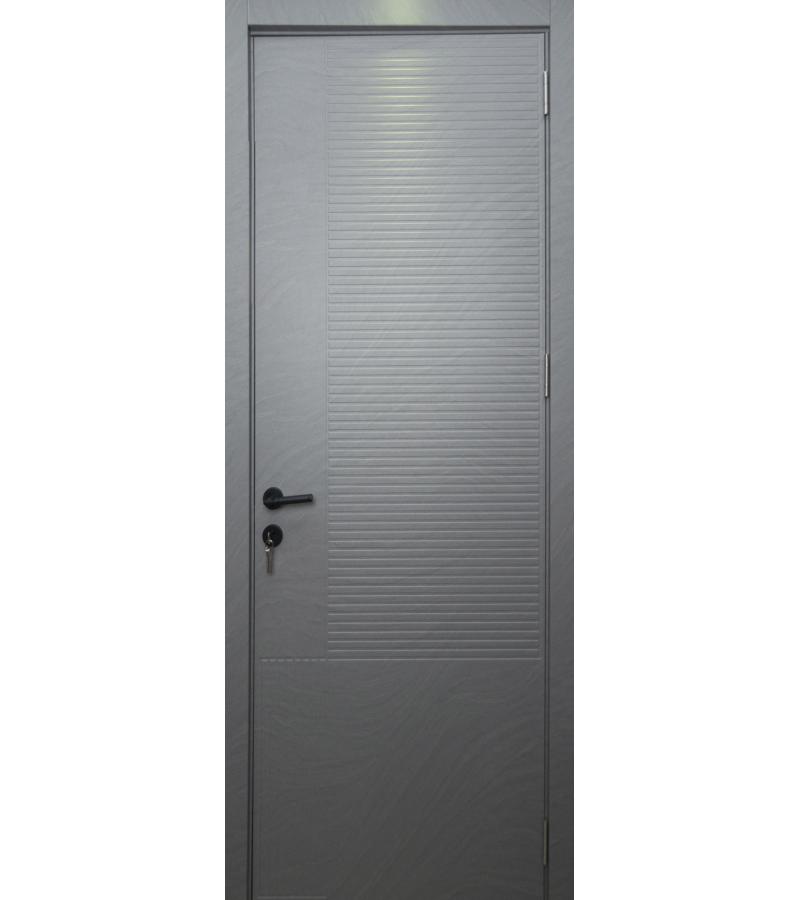 კარი  MDF  Соло-17  ზომა. 80*2150  ფერი. ПВХ Дюна Темная