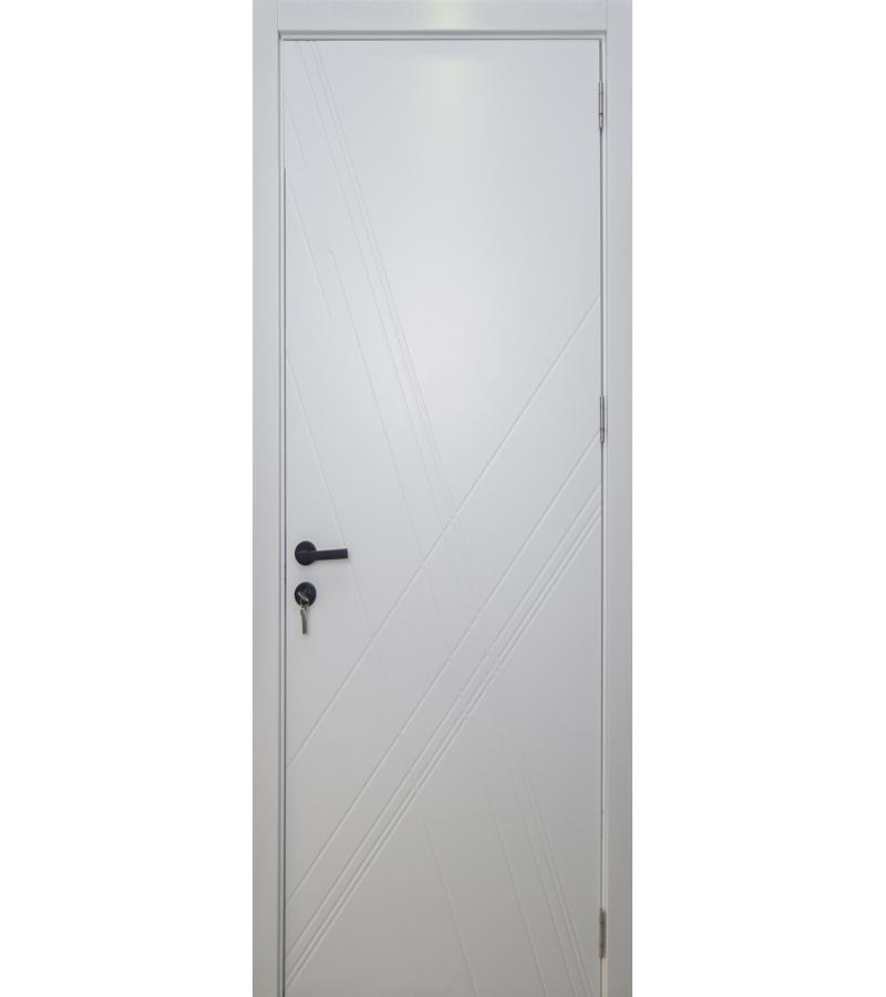 კარი  MDF  Графика-X  ზომა. 80*2150  ფერი. 9003 Белая