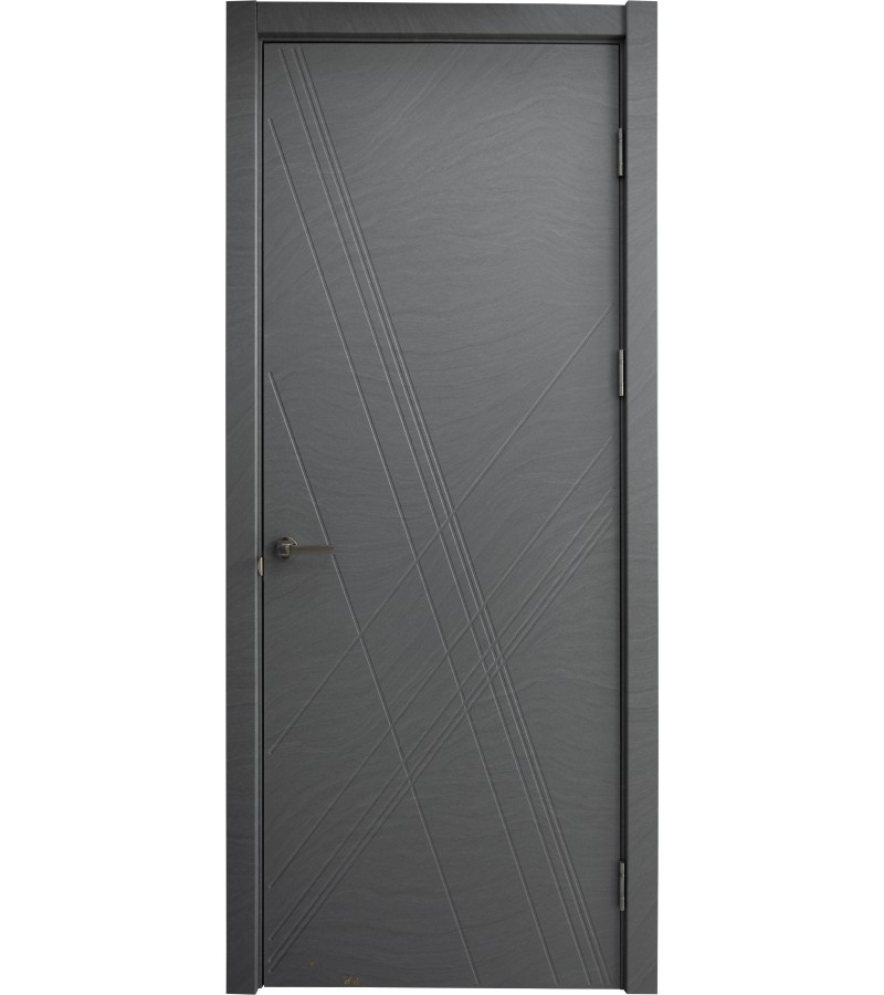 კარი  MDF  Графика-X  ზომა. 80*2150  ფერი. ПВХ Дюна Темная