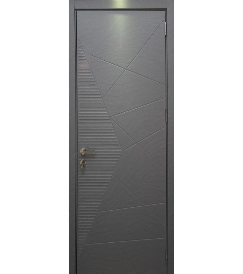 კარი  MDF  Соло-3  ზომა. 80*2150  ფერი. ПВХ Дюна Темная