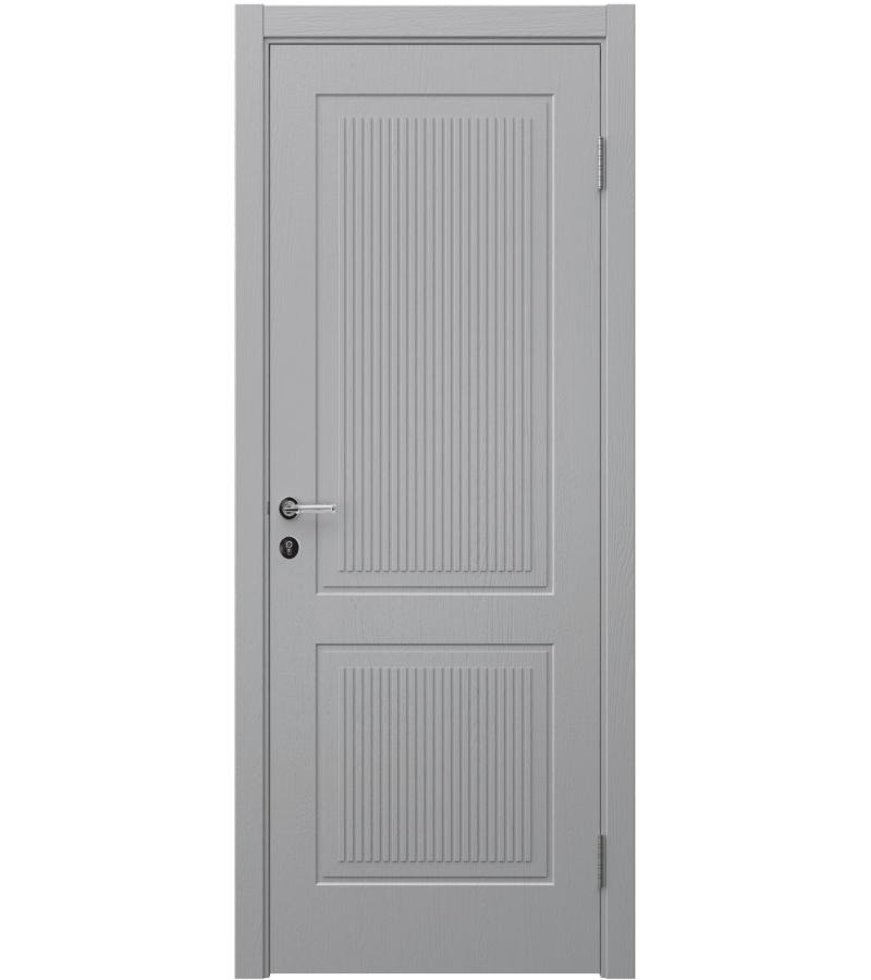 კარი  MDF  Монблан-2  ზომა. 70*2150  ფერი. 7047 Серая