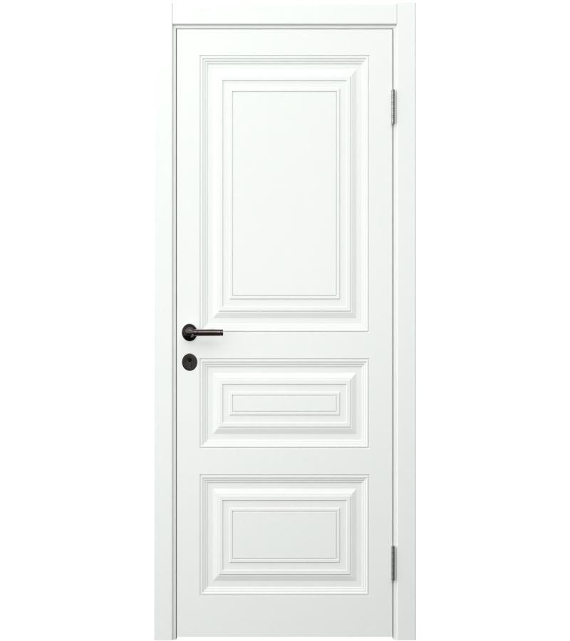 კარი  MDF  Ларго-3  ზომა. 80*2150  ფერი. 9003 Белая