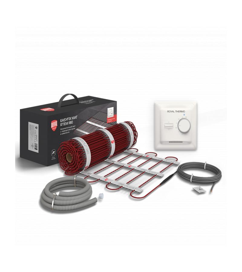 იატაკის ელექტრო გათბობა  RTEM  2-180-5  რეგულატორით  (5 მ2)  მწარ.  Royal Thermo 