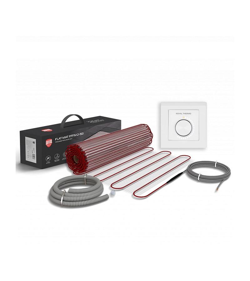 იატაკის ელექტრო გათბობა  RTFM  2-150-10  (10 მ2)  მწარ.  Royal Thermo 