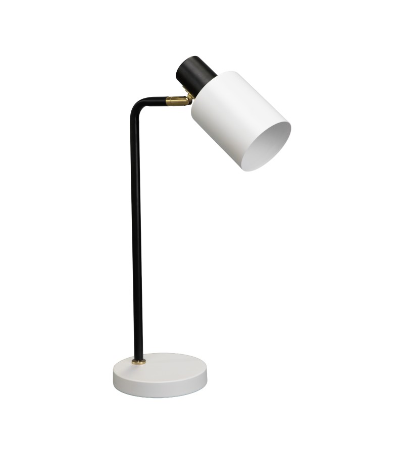 მაგიდის სანათი   #GZST-T3108  ფერი:WHITE/BLACK