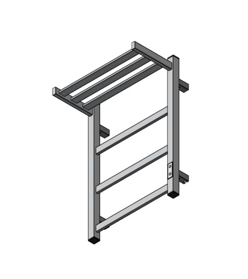 Electric dryer with dimmer FJ plaza neo 600*500 nickel brown. DVIN