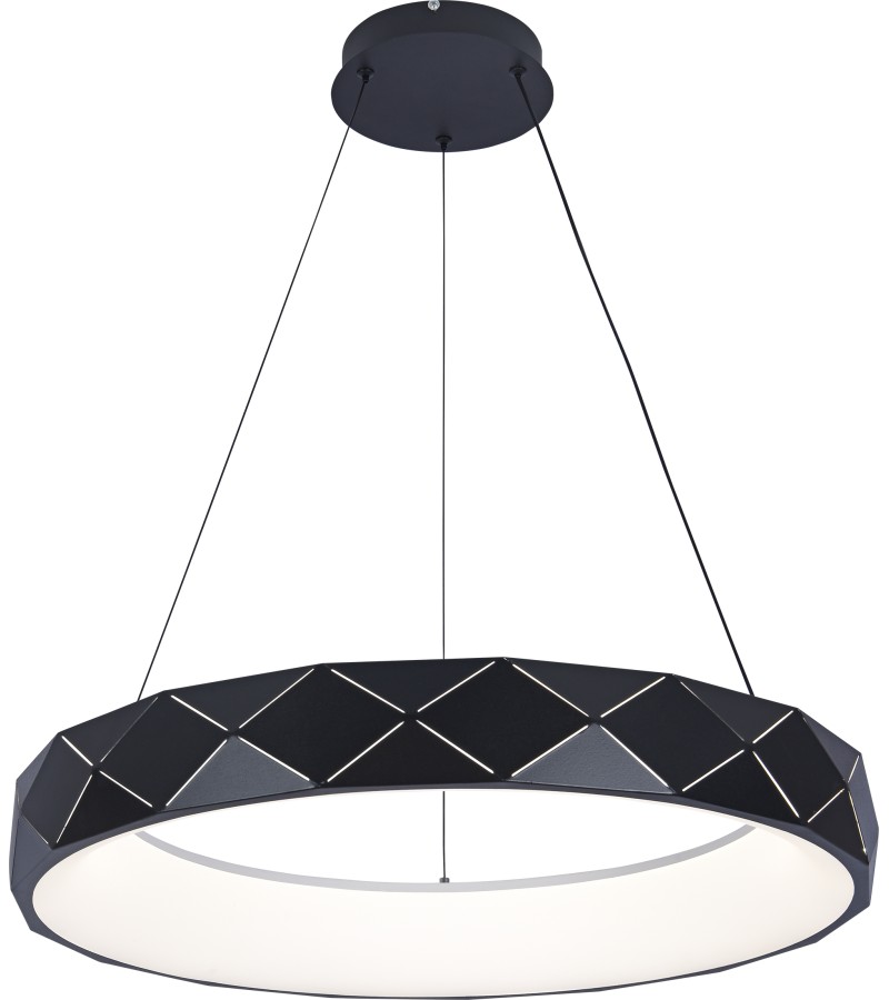 Chandelier GZGS-BM183-P-RD-BK black 40W*2 size.Ø600